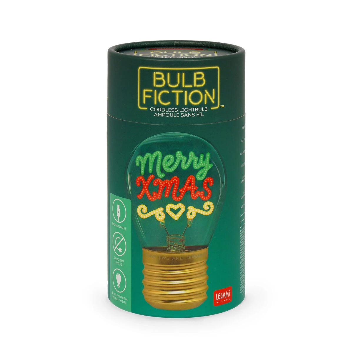 Legami - Lámpara de Mesa Merry Noel Noel Light Bulb - Bulb Fiction