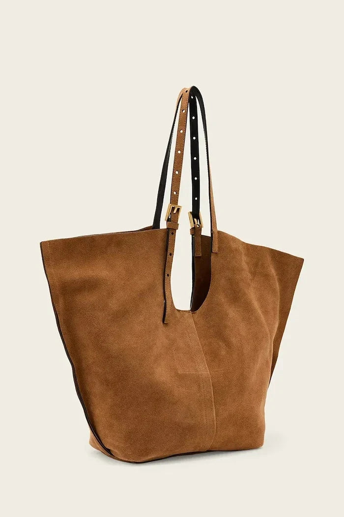 Bolso shopper de ante para mujer AllSaints ARA