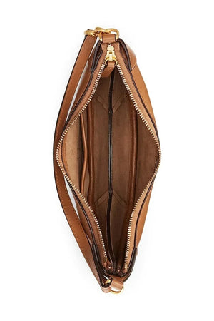 Bolso de piel Croissant Polo Ralph Lauren para mujer