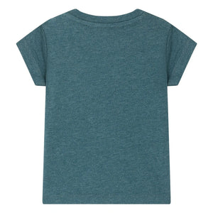 Bonpoint - Camiseta Tom de algodón orgánico | Azul pavo real