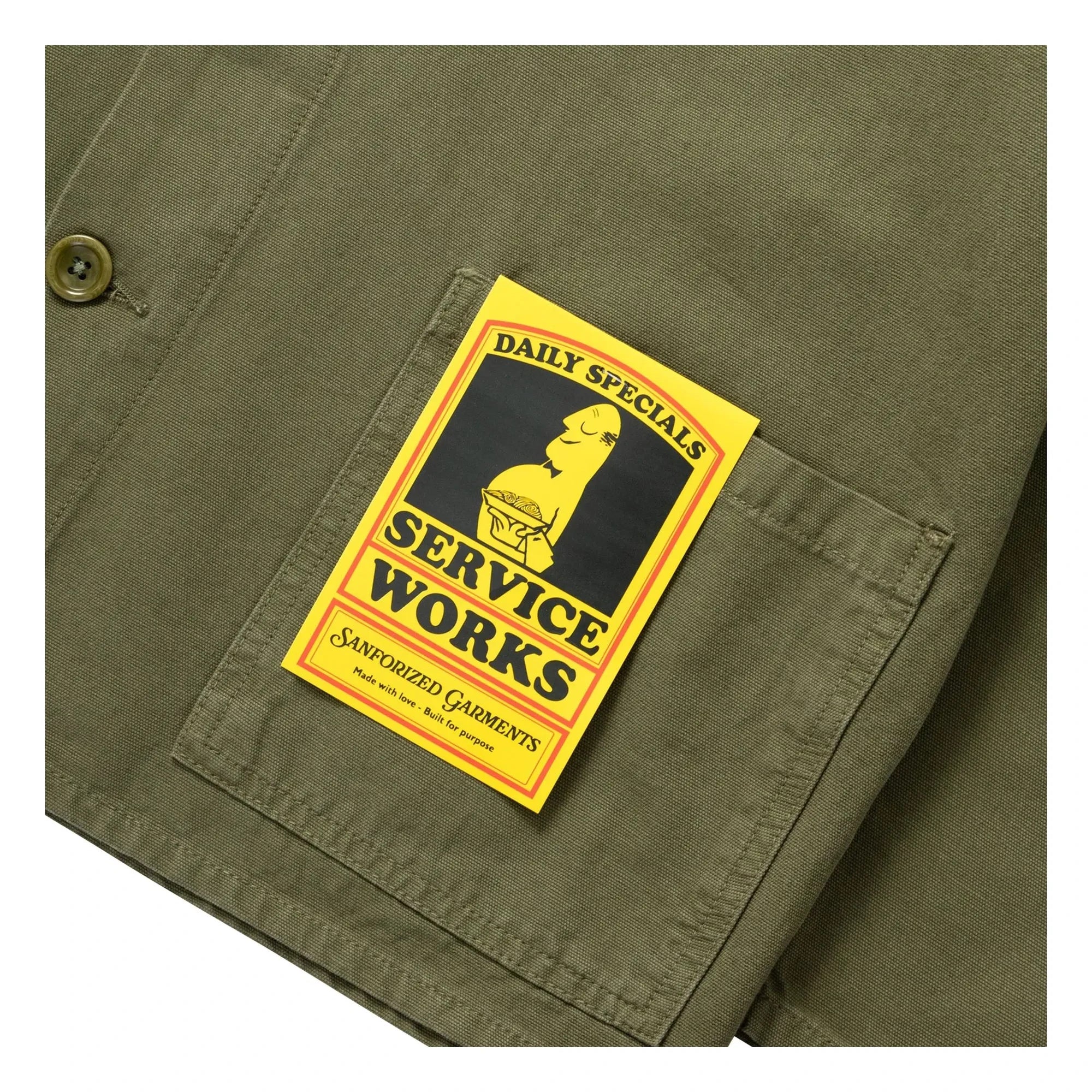 Service Works - Sobrecamisa Canvas Chore | Caqui