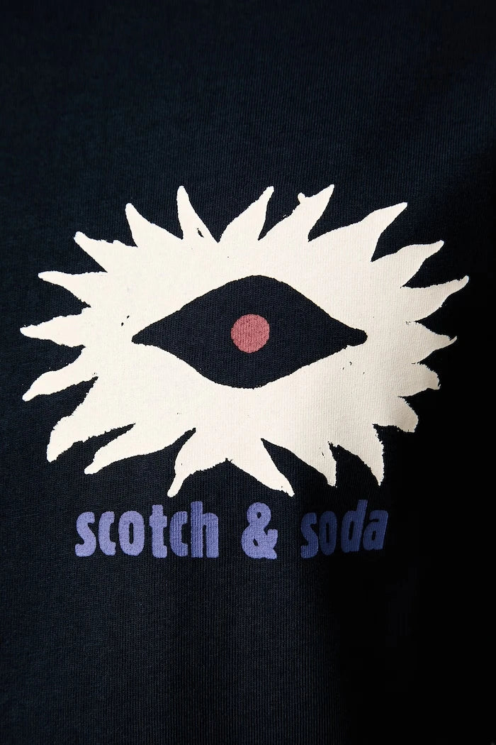 Camiseta de algodón para hombre Scotch & Soda