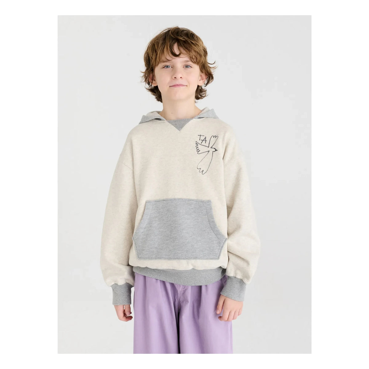 True Artist - Sweat N°16 | Gris jaspeado