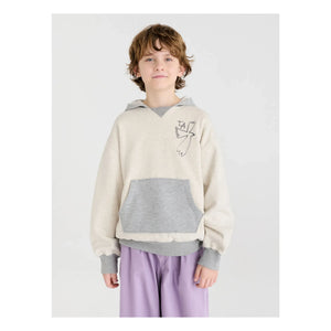 True Artist - Sweat N°16 | Gris jaspeado