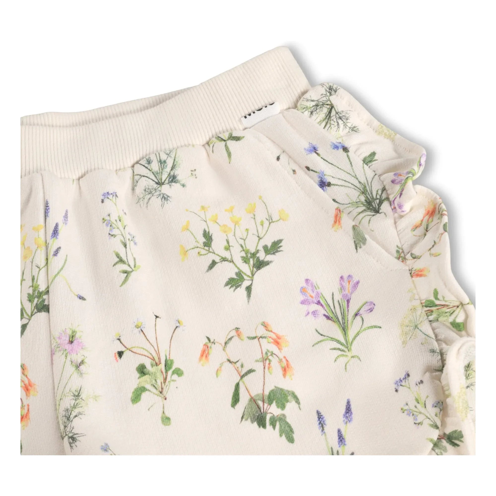 Molo - Short de algodón orgánico Acacia Blossom | Crudo