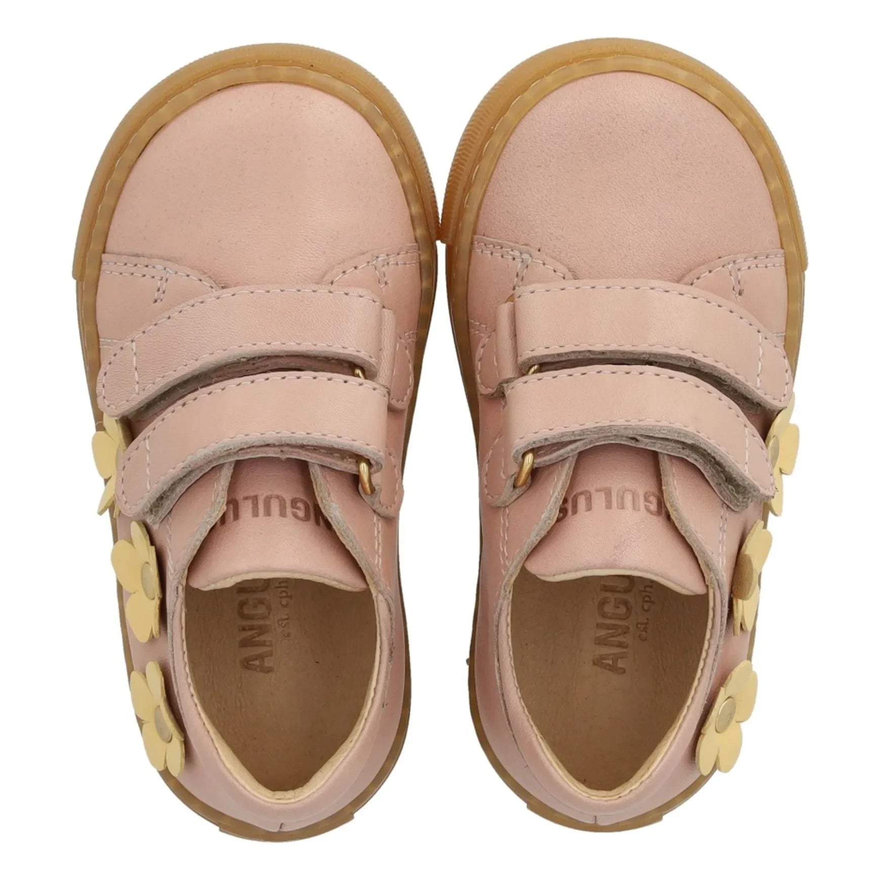 Angulus - Zapatillas Deportivas Florales de Doble Raya | Rosa Pálido