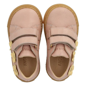 Angulus - Zapatillas Deportivas Florales de Doble Raya | Rosa Pálido