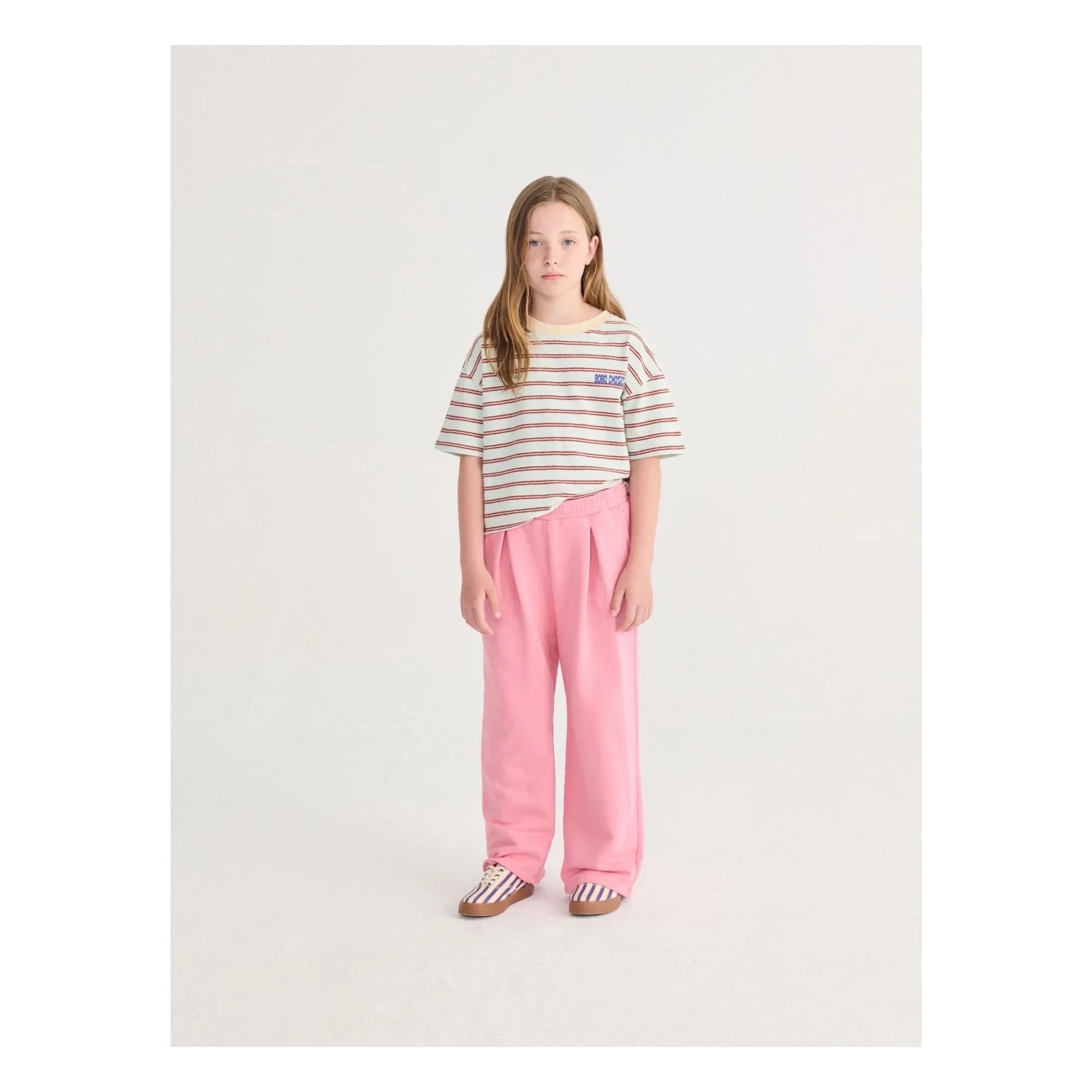 Bobo Choses - Bobo Choses Camiseta a Rayas | Azul claro