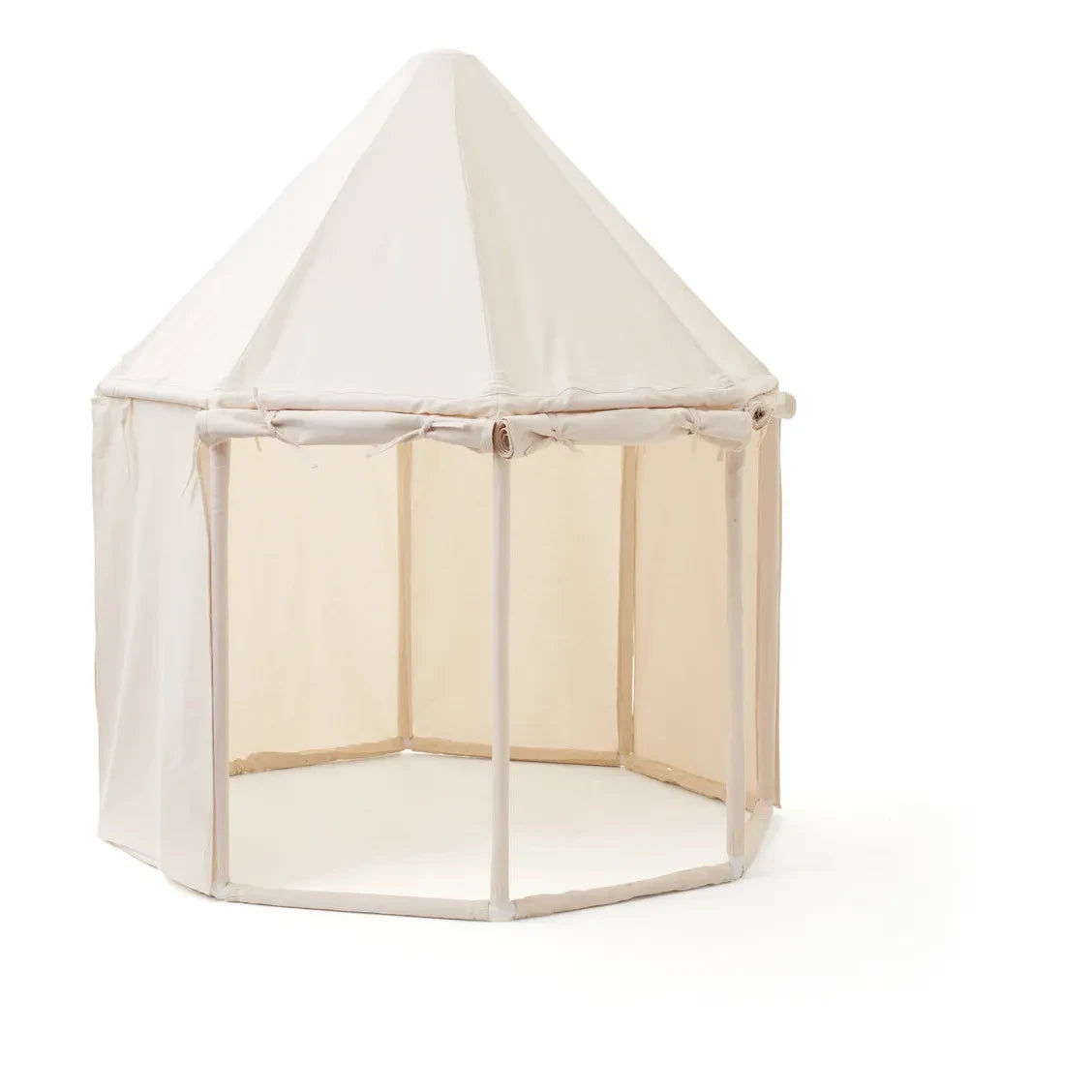 Kid's Concept - Tienda de Lona de Algodón y Madera | Blanco roto