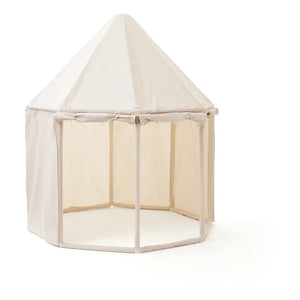 Kid's Concept - Tienda de Lona de Algodón y Madera | Blanco roto