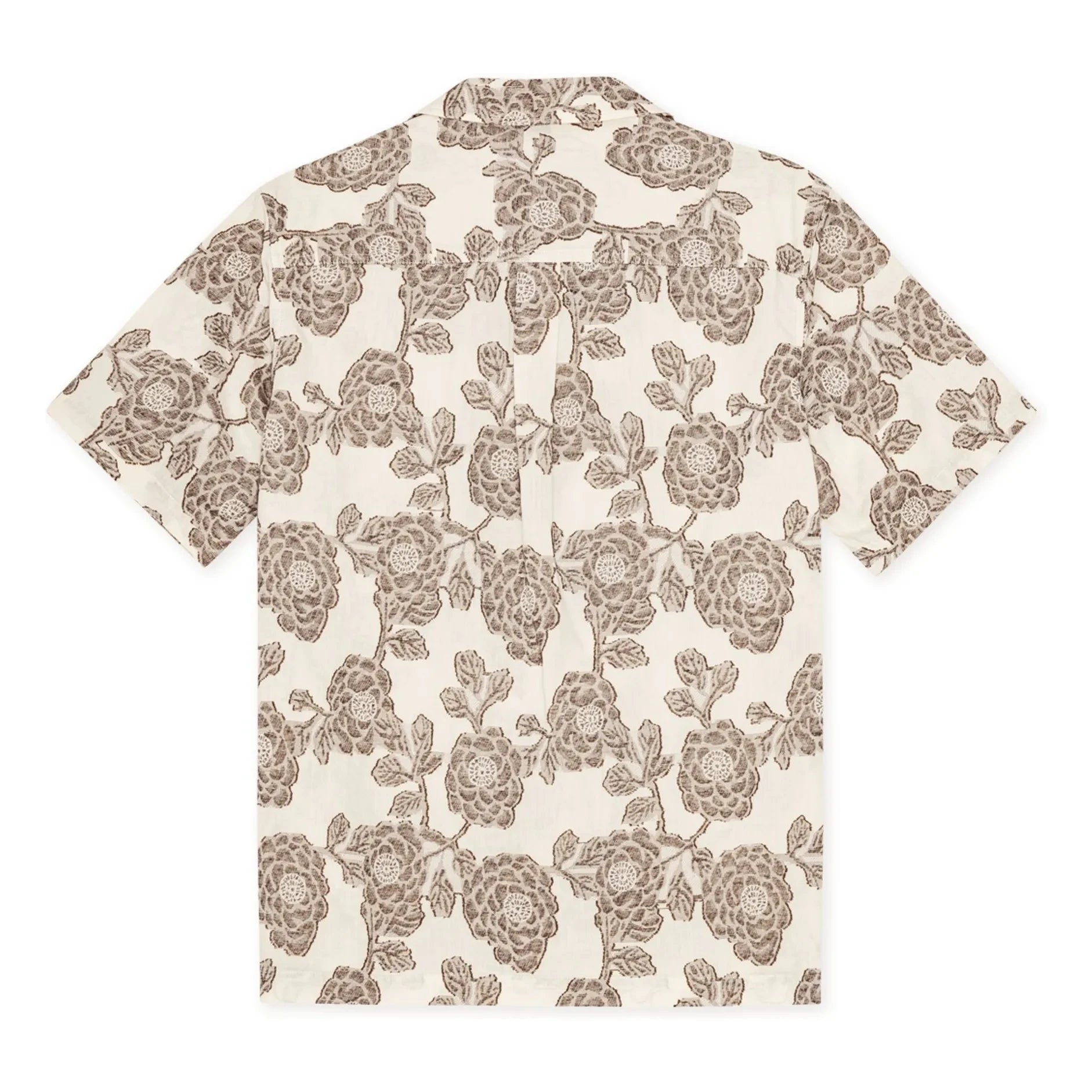 Les Deux - Camisa de manga corta con jacquard Lesley | Crema