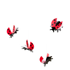 Flensted - Móvil Mariquita | Rojo