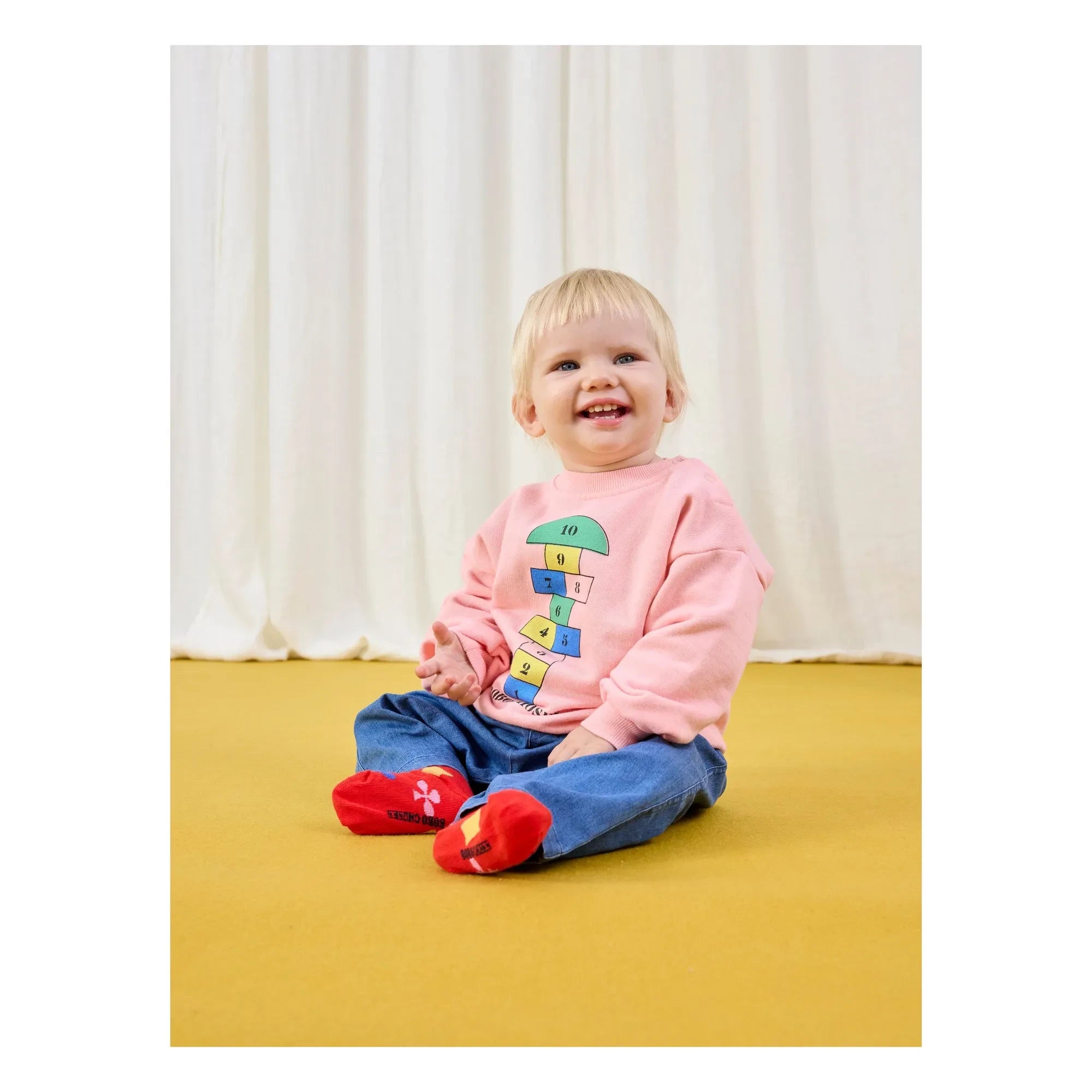 Bobo Choses - Sudadera de algodón orgánico Marelle | Rosa