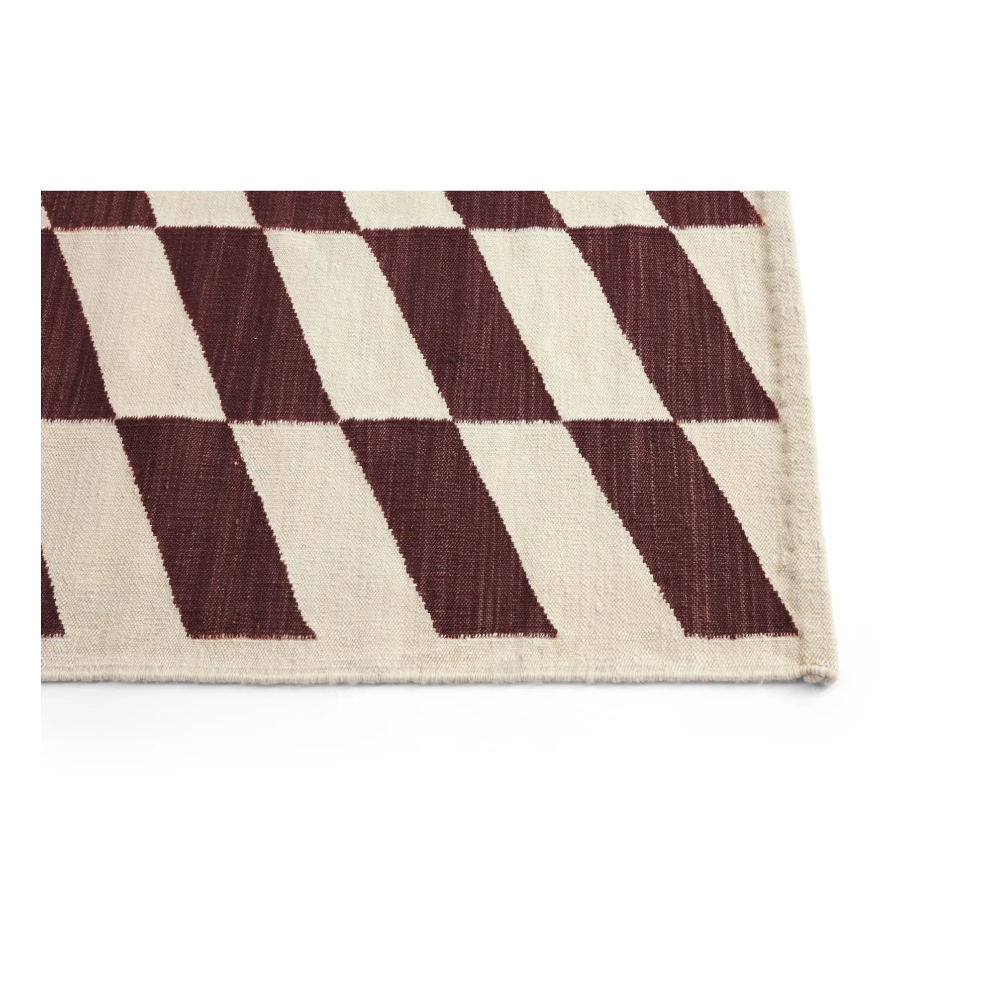 Hay - Alfombra Shift Kelim | Burdeos