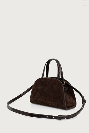 Bolso tote de ante Tory Burch Romy Small Bauletto para mujer
