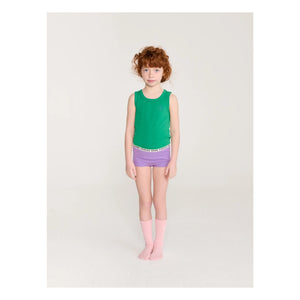 Bobo Choses - Camiseta sin mangas de modal y algodón orgánico con Have Fun Face | Verde