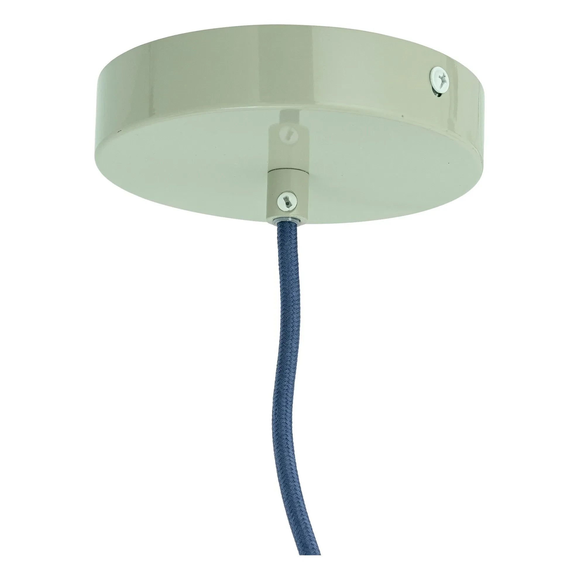 Bloomingville - Lámpara colgante Bubble de metal | Verde almendra