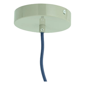 Bloomingville - Lámpara colgante Bubble de metal | Verde almendra