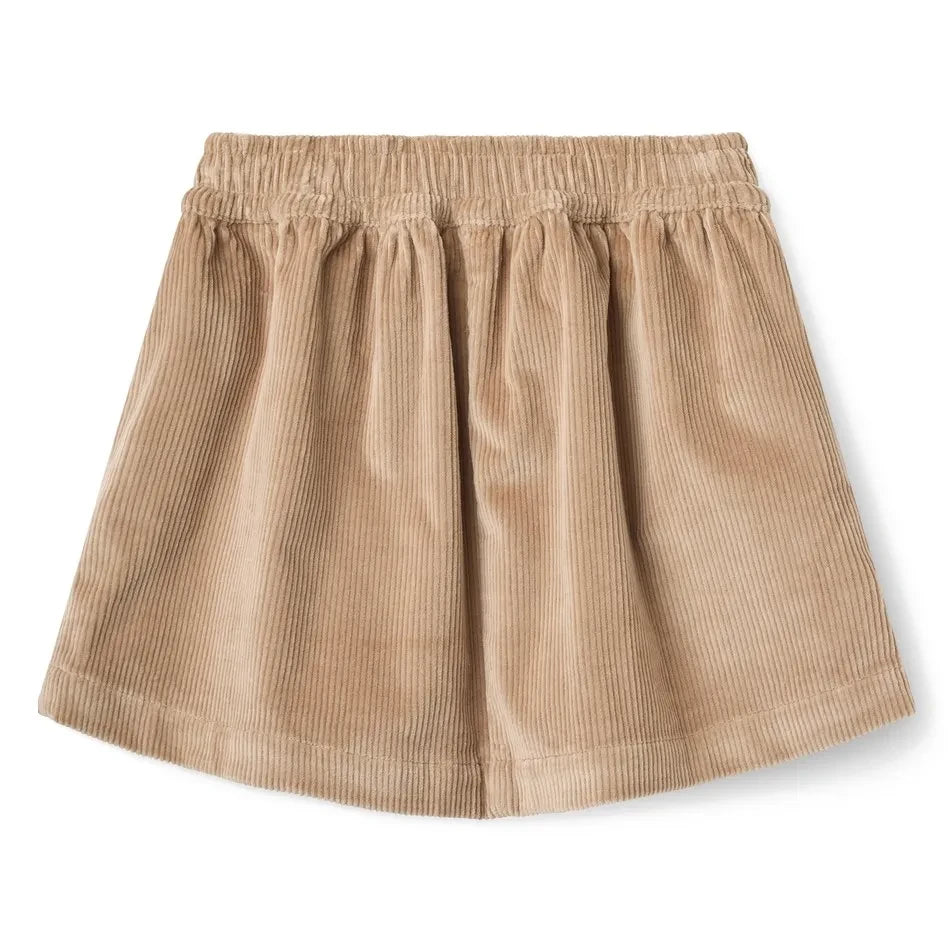 Copenhagen Colors - Falda de pana de algodón orgánico | Beige