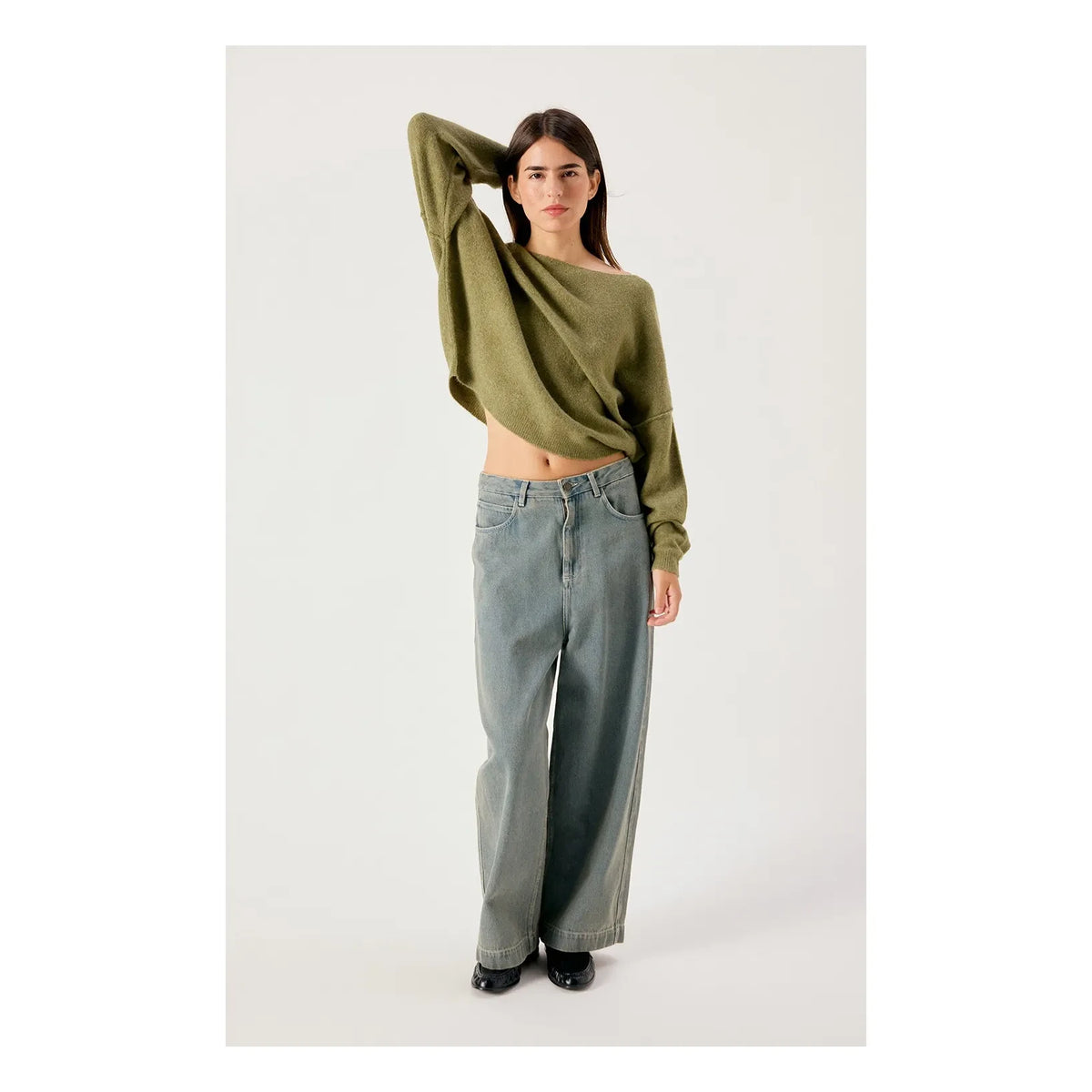 American Vintage - Jersey de lana Damsville | Caqui