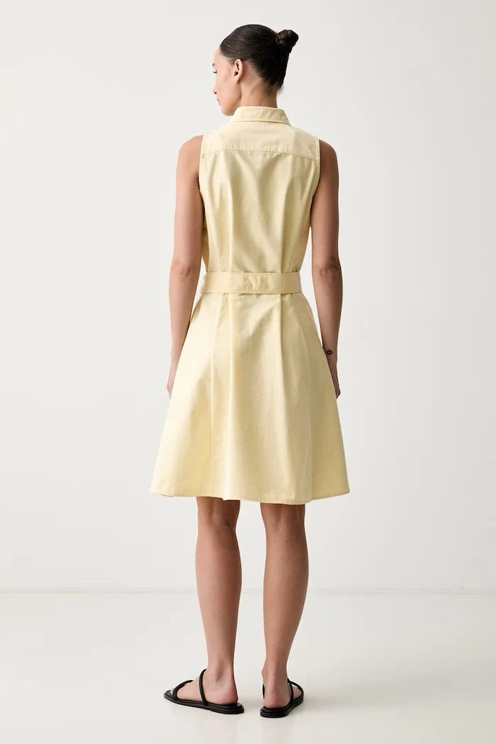 Vestido acampanado de algodón de Polo Ralph Lauren