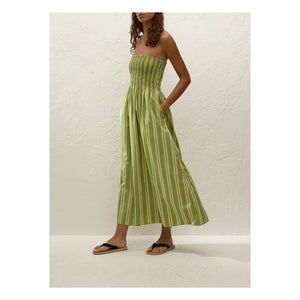 Faithfull the Brand - Vestido de rayas Jamie | Verde
