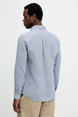 Camisa de lino Barbour Linton Tailored
