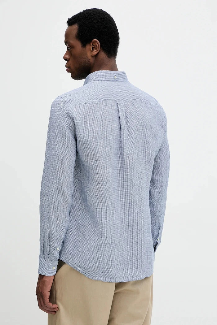 Camisa de lino Barbour Linton Tailored