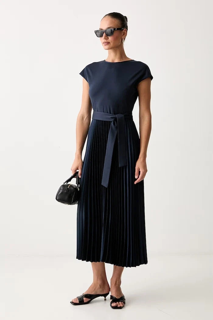 Weekend Max Mara Vestido Acampanado de Lyocell WKDGELA