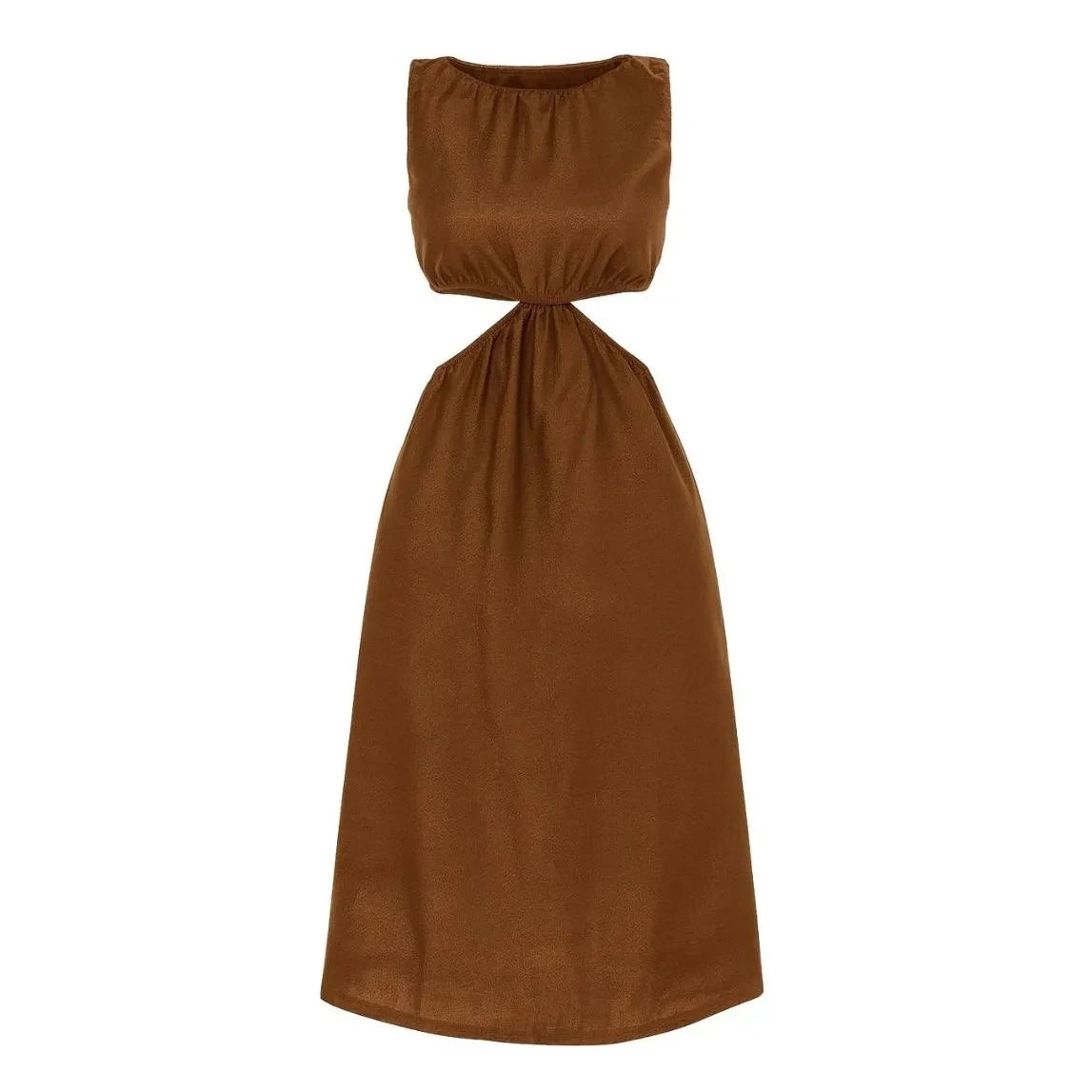 Vanessa Sposi - Vestido con aberturas laterales | Chocolate