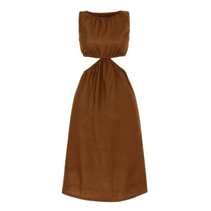 Vanessa Sposi - Vestido con aberturas laterales | Chocolate