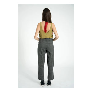 Sisters Department - Pantalones de leopardo de algodón | Gris