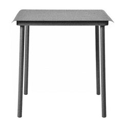 Tolix - Mesa de Exterior Inoxidable Patio 75 x 75 cm | Gris grafito