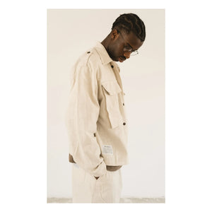 Wooden Store - Sobrecamisa militar | Crema