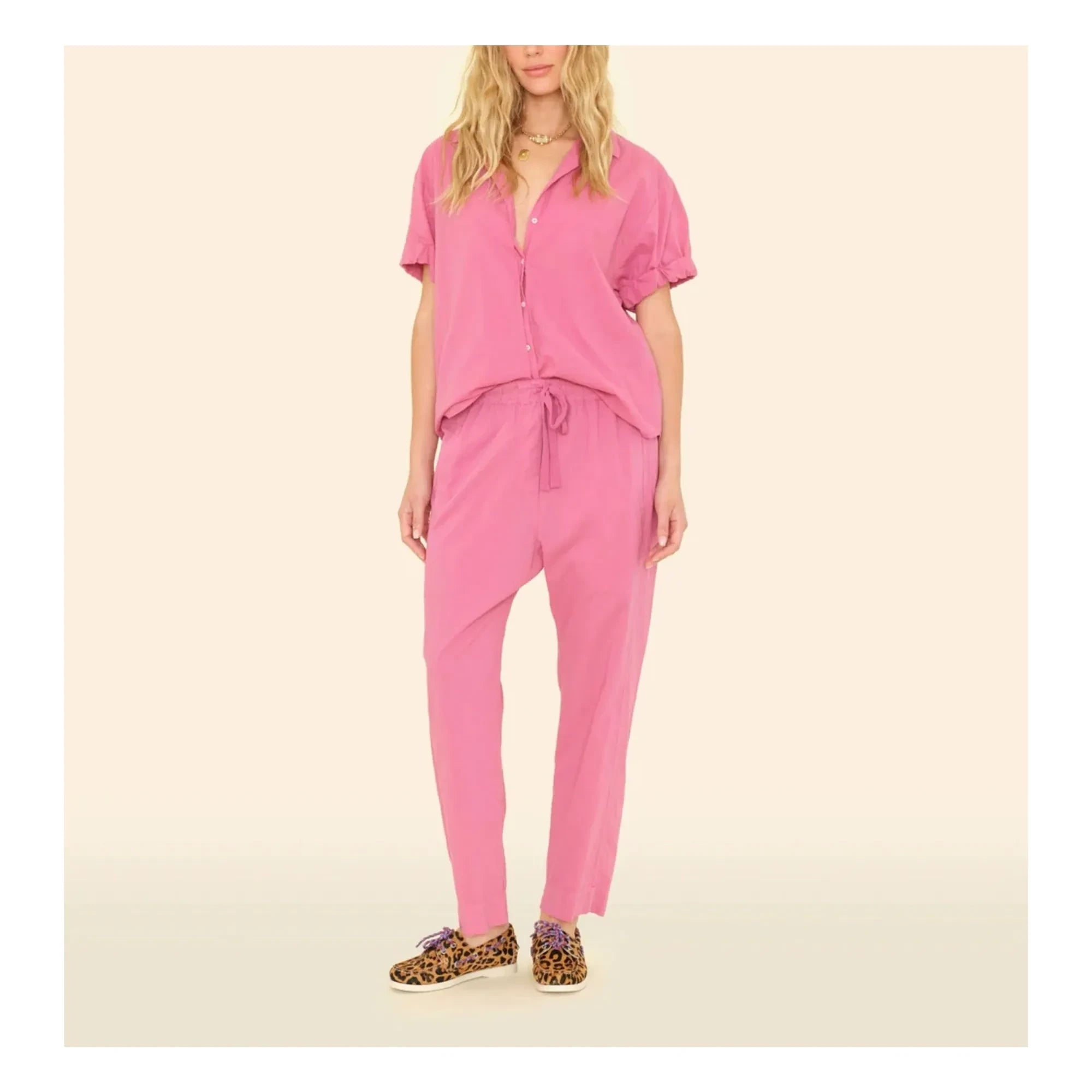 Xirena - Pantalones Draper | Rosa
