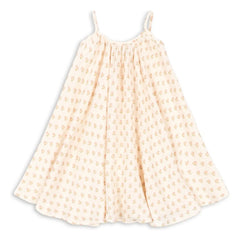 Konges Sløjd - Vestido sin tirantes de algodón orgánico coco | Rosa claro