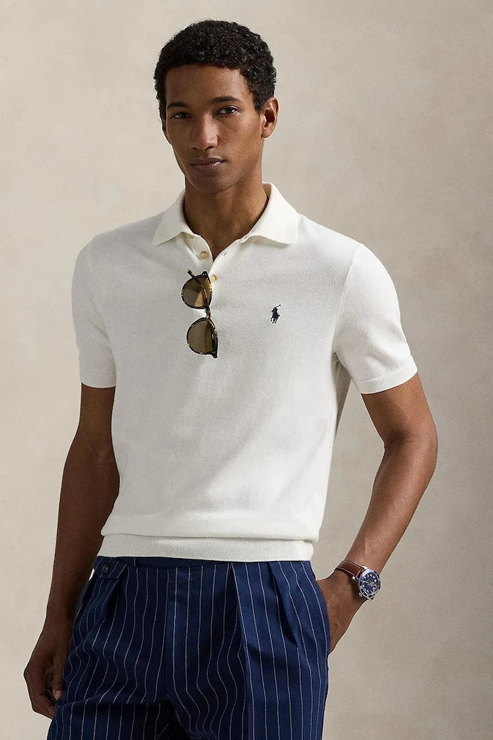 Suelto de Algodón de Manga Corta para Hombre Polo Ralph Lauren