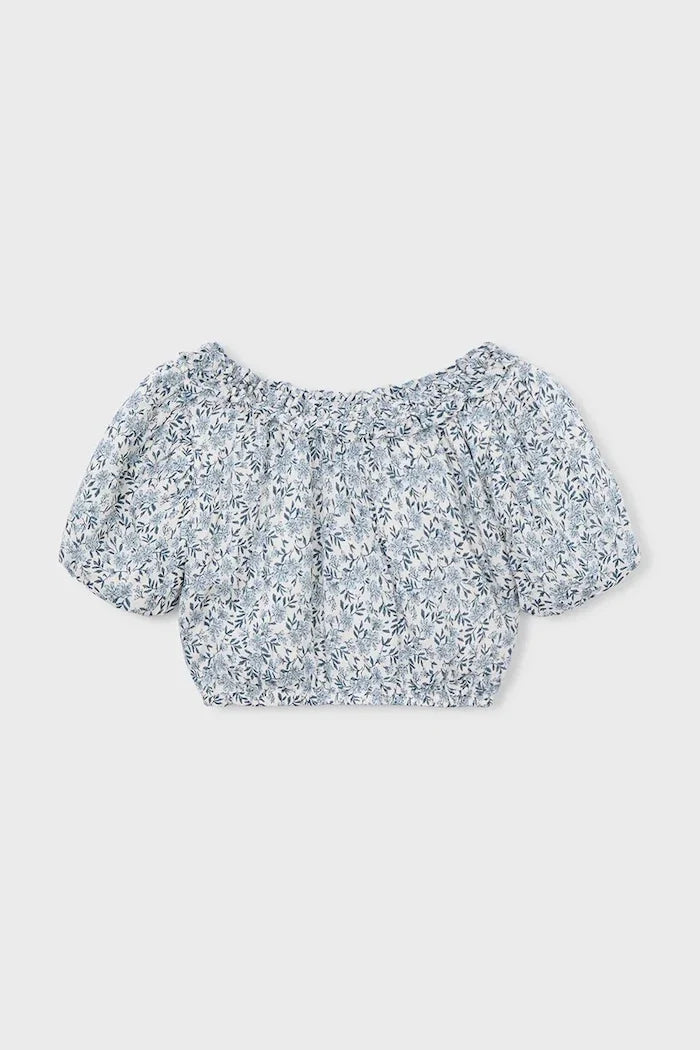 Blusa de algodón para niña Mayoral