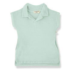 1+ in the family - Valldemosa Terry Dress | Almendra verde