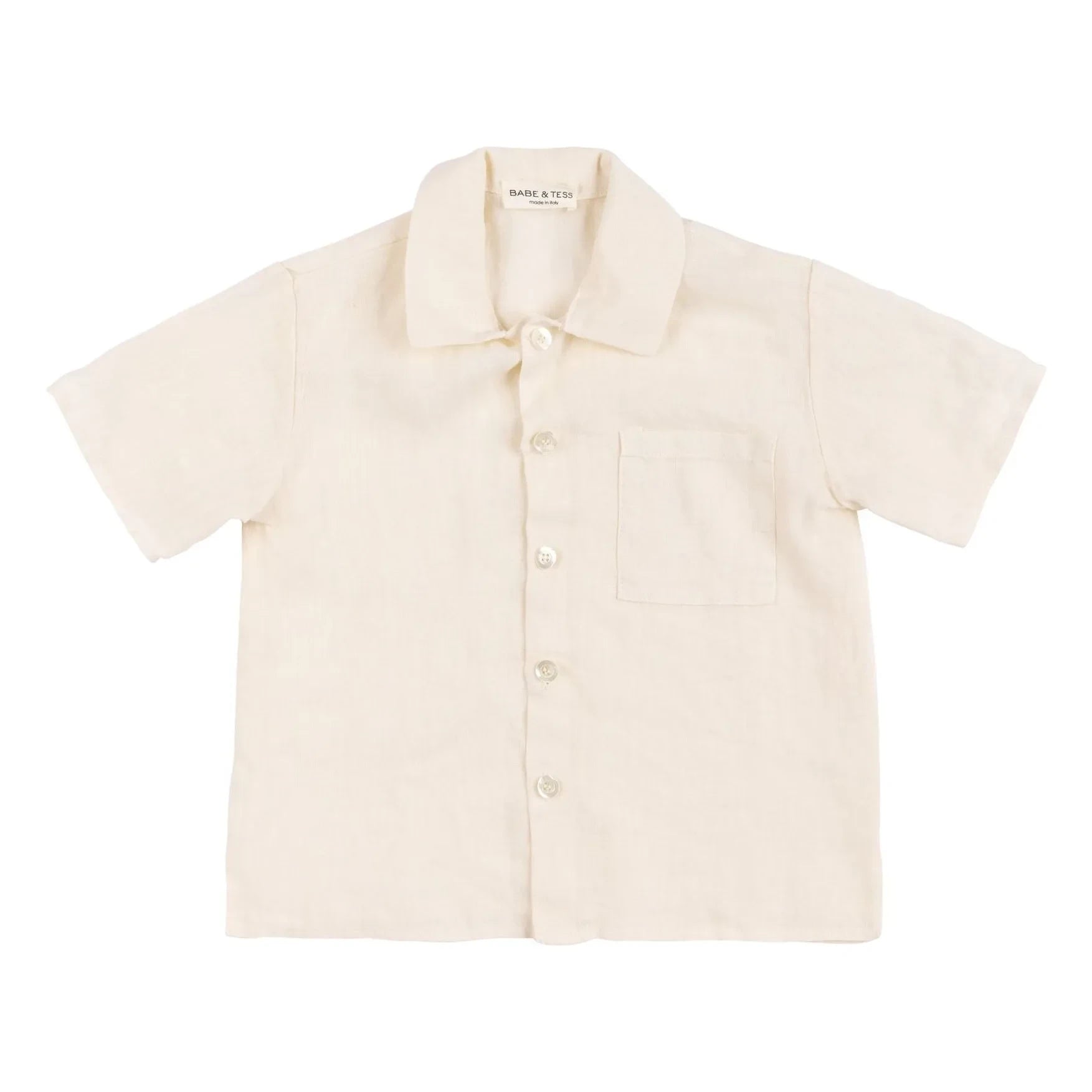 Babe & Tess - Camisa de lino Ascanio | Crudo