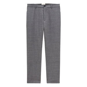 Noyoco - Pantalón de lana de corte recto | Gris oscuro