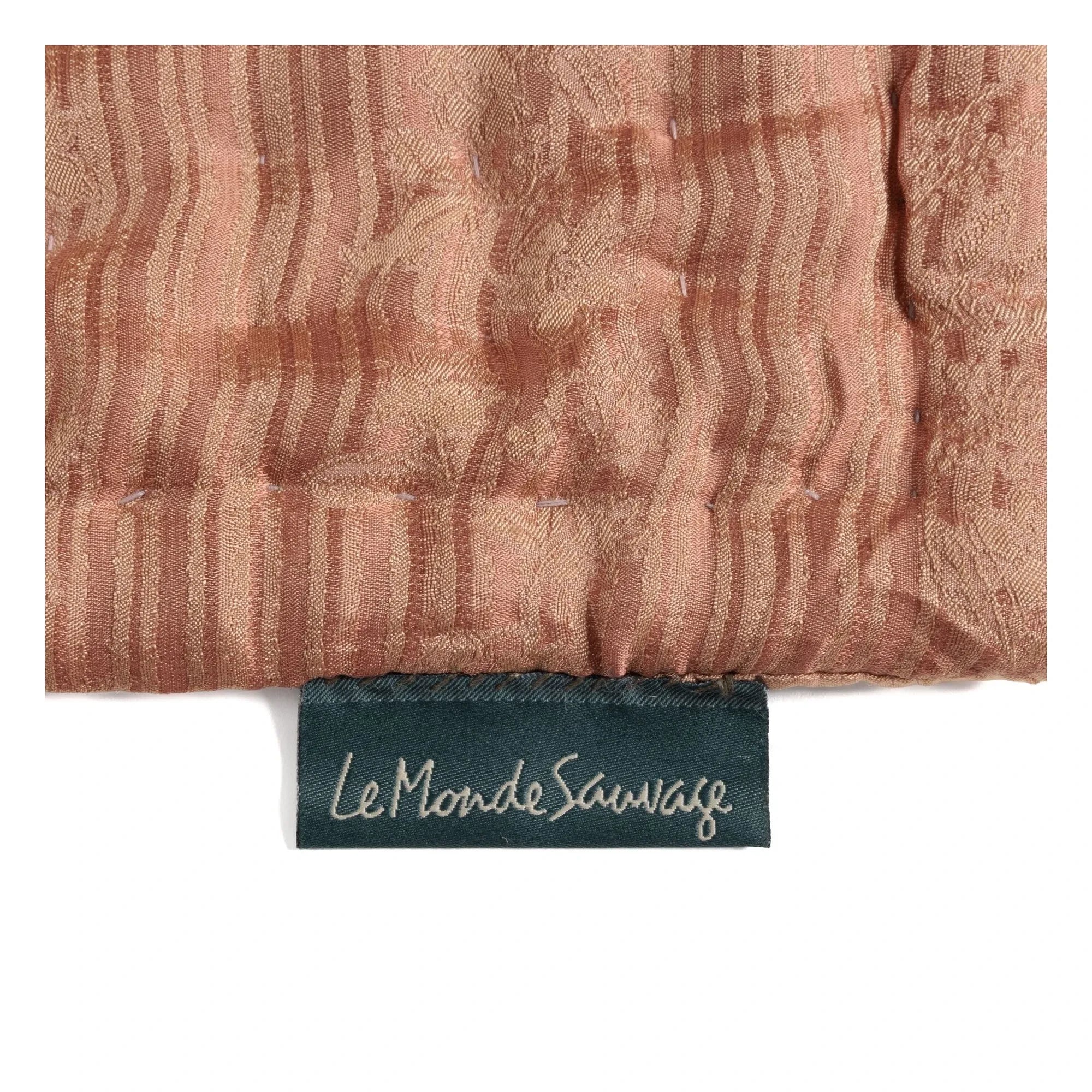 Le Monde Sauvage - Colcha Ritournelle de seda | Blush