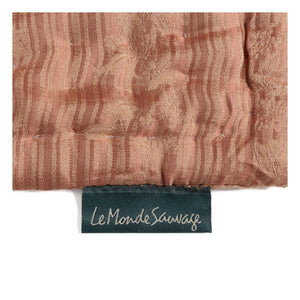 Le Monde Sauvage - Colcha Ritournelle de seda | Blush