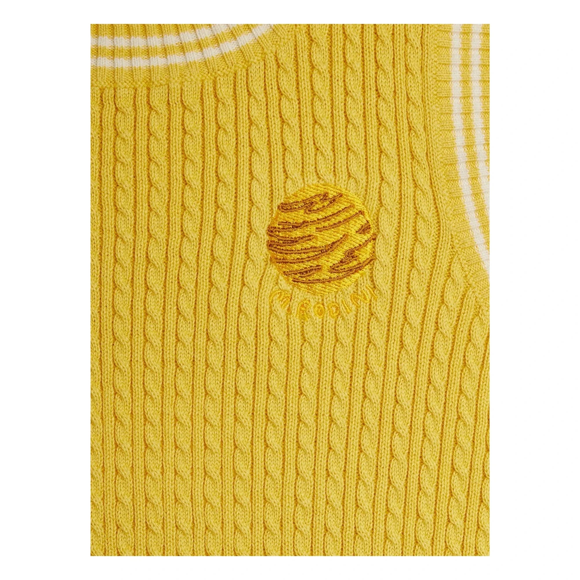 Mini Rodini - Top de punto de algodón orgánico | Amarillo