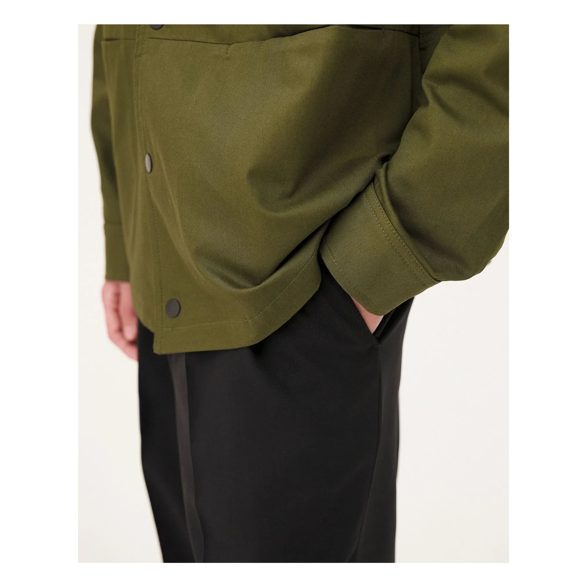 Noyoco - Chaqueta de Algodón Orgánico Vancouver | Verde Bosque