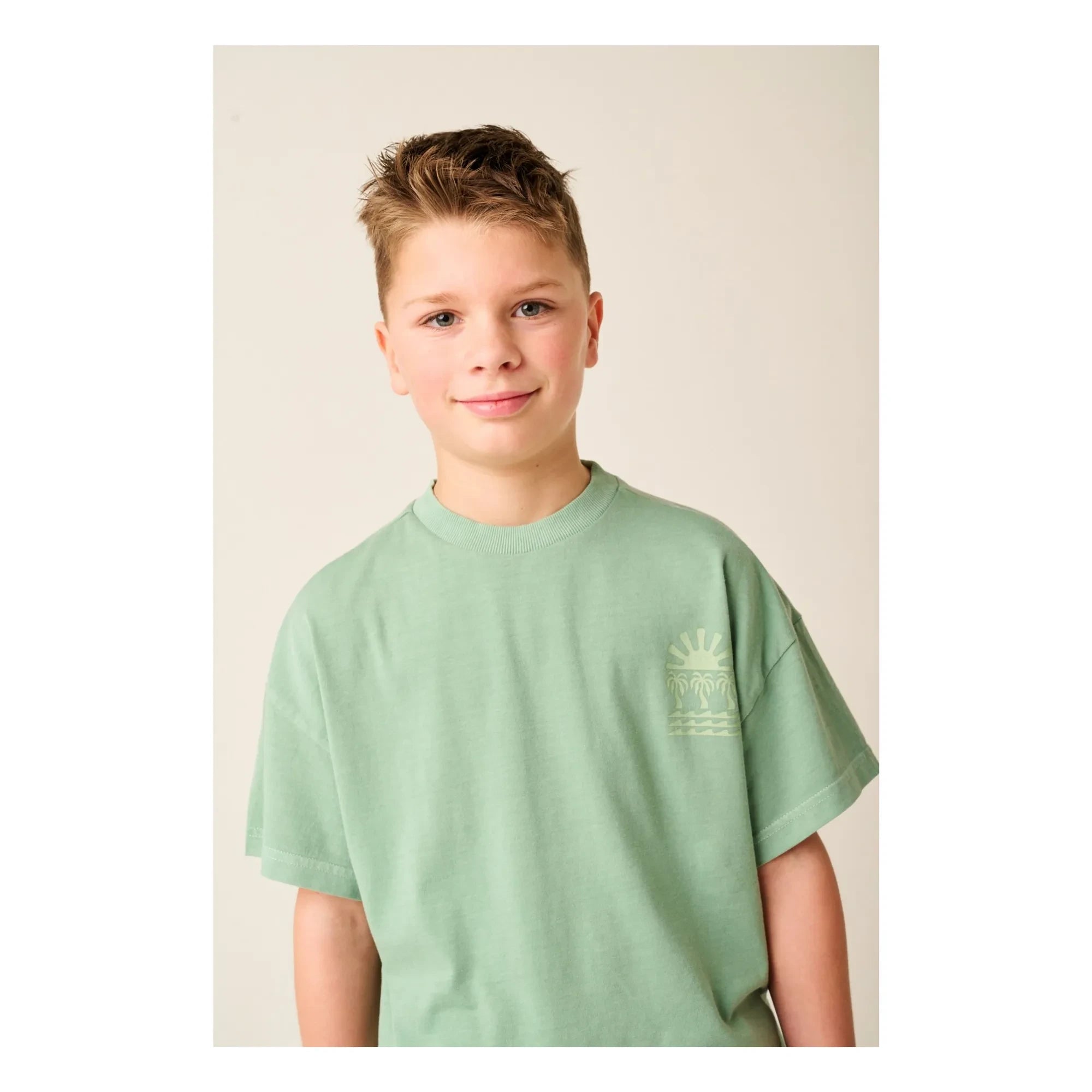 Tumble N'Dry - Camiseta de algodón orgánico Comfrey | Verde