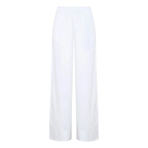 Vanessa Sposi - Pantalones informales de algodón | Marfil