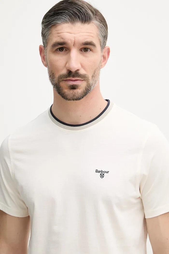 Camiseta de algodón para hombre Barbour