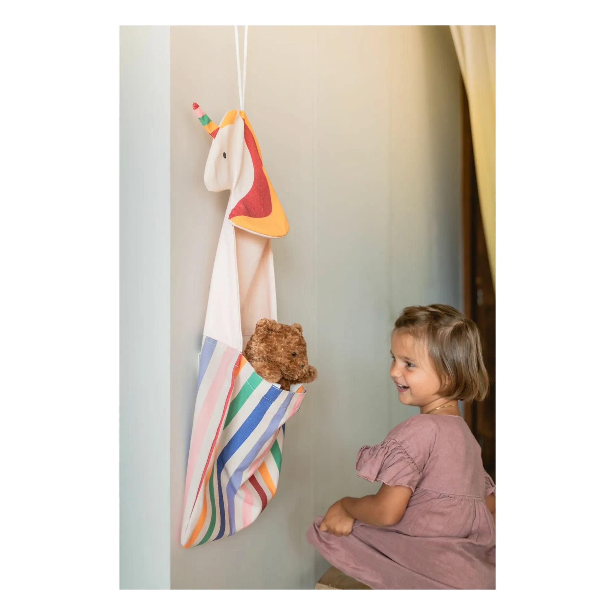 Play and Go - Toto bolsa de almacenamiento - Unicornio | Beige