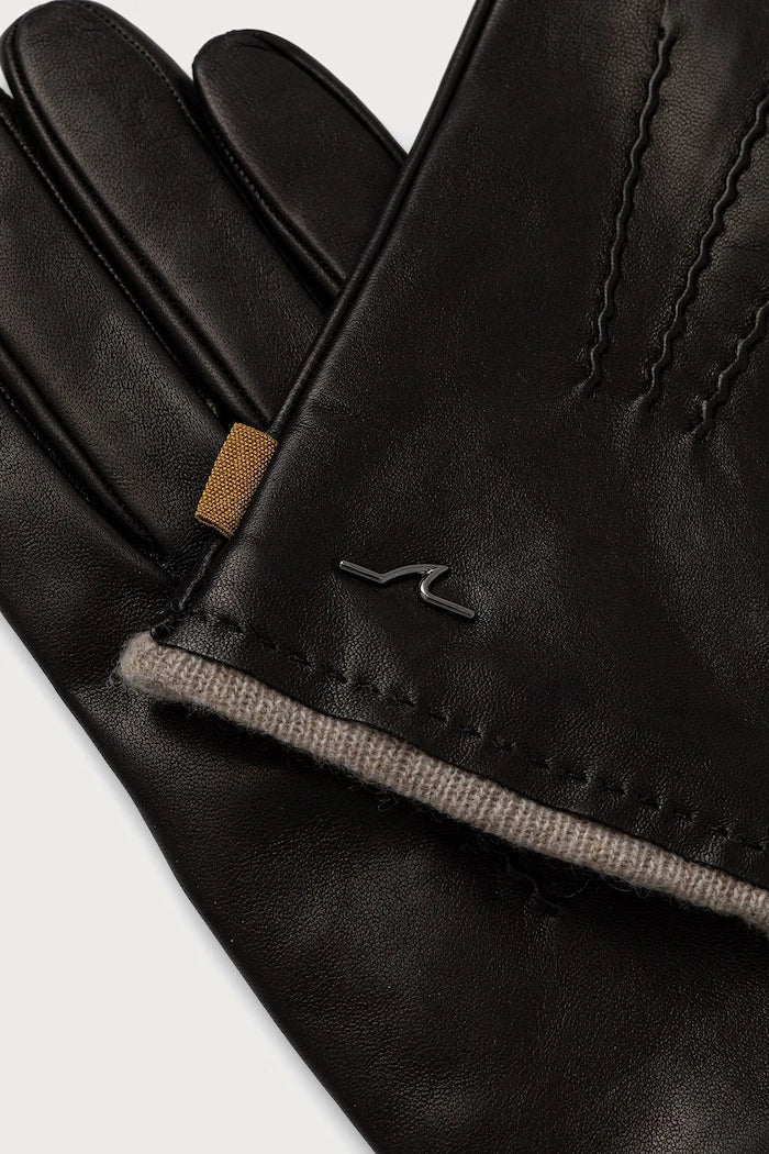 Guantes de cuero para hombre Paul&Shark